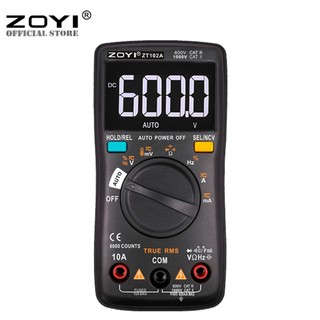 Đồng Hồ Đo Vạn Năng ZOYI ZT102A Đo Điện Áp Dòng Điện AC VC Màn Hình LCD Rõ Nét Chính Hãng