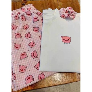 SÉT BỘ ĐỒ CON LỢN HỒNG CUTE🐷