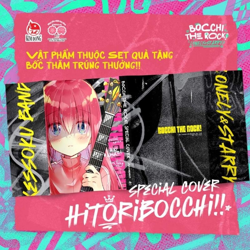 Bìa áo Bocchi the rock (đã kèm ống)