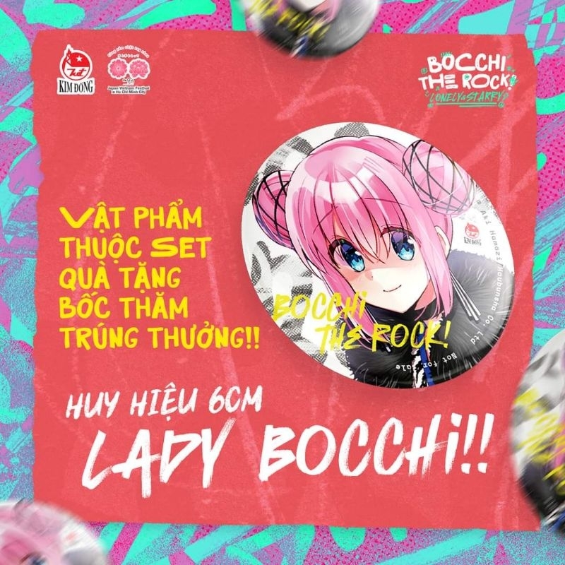Huy hiệu Bocchi the rock