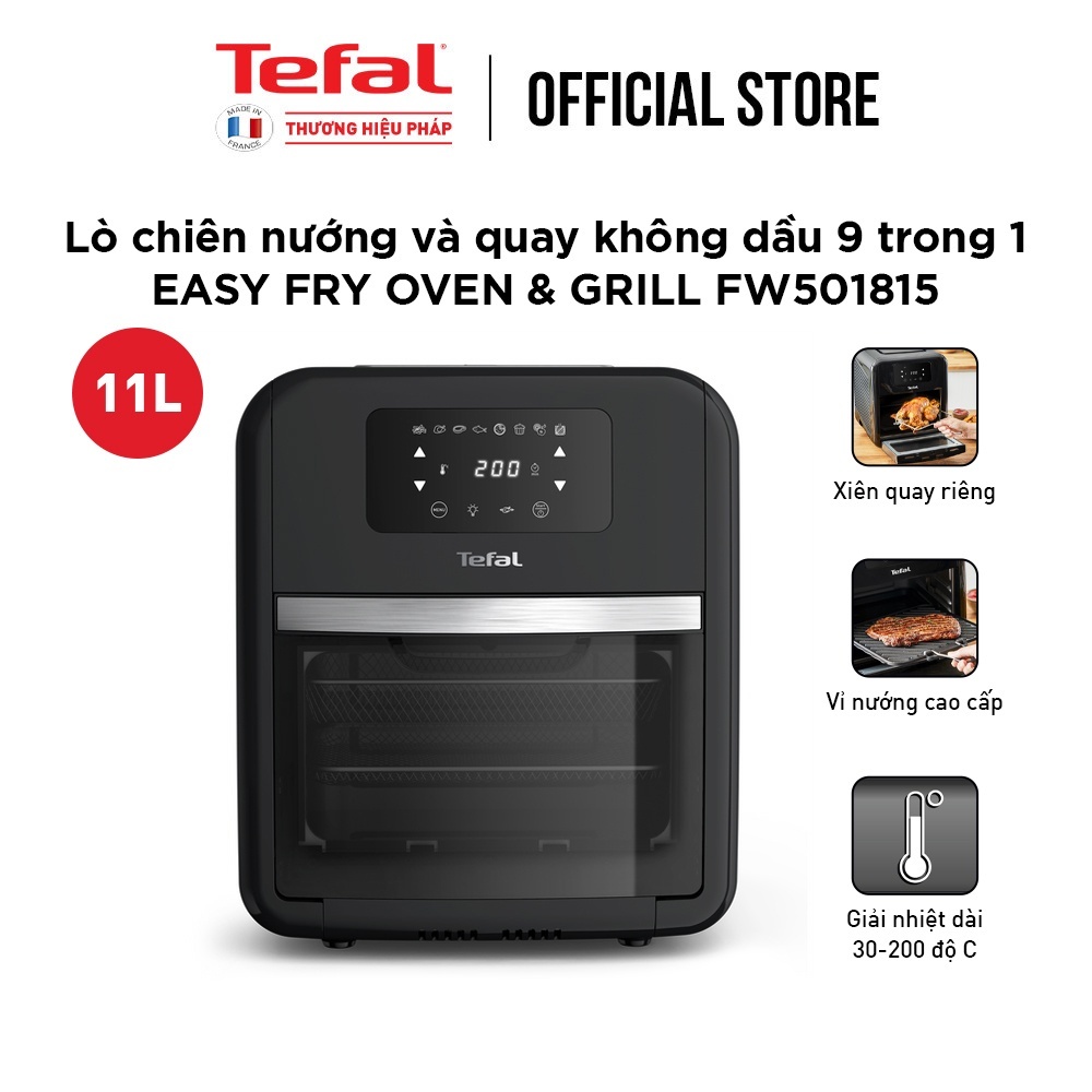 [Livestream] Nồi chiên không dầu Tefal 9 trong 1 Easy fry Oven & Grill FW501815