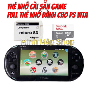 Thẻ nhớ cài sẵn game dành cho PS Vita