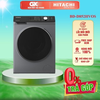 Bd-d852hvos - máy giặt sấy hitachi inverter bd-d852hvos - giao toàn quốc