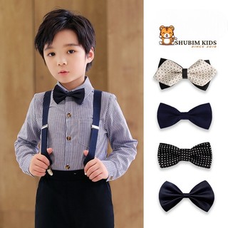 Nơ cài cổ áo cho bé trai dự tiệc - nơ trẻ em, nơ chụp ảnh, nơ đeo cổ áo, nơ bé gái - shubim kids