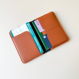 Vỏ hộ chiếu Vuông Shop®️ Donut da chất lượng miễn phí khắc tên passport cover