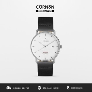 Đồng Hồ Nam Curnon Weimar Stefan Dây Da Chính Hãng, Thiết Kế 3 Kim Thời Trang Dễ Đeo