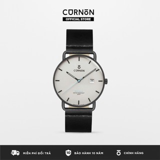 Đồng Hồ Nam Curnon Weimar Werner Dây Da Chính Hãng, Thiết Kế 3 Kim Thời Trang Cá Tính