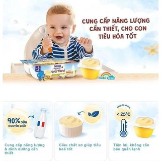 Váng sữa Nestle Pháp cho bé từ 6m (Lốc 4 hộp x 100gr)
