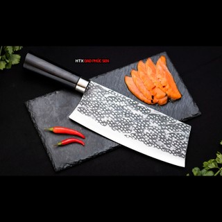 Dao phúc sen chặt xương hoa văn chống dính - DCX05M