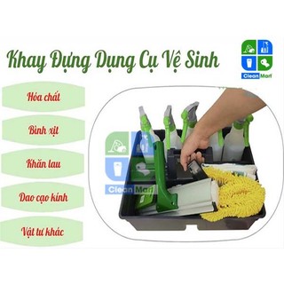 Khay, Xô Đựng Dụng Cụ 2 Ngăn - CLEAN MART