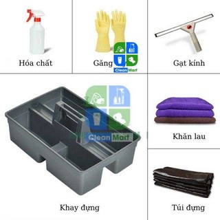 Khay, Xô Đựng Dụng Cụ 2 Ngăn - CLEAN MART