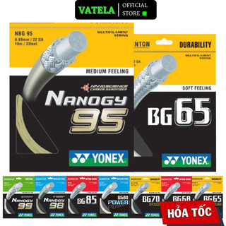 Dây đan cầu lông yonex bg66 ultimax 0.65mm vatela chuyên dụng siêu bền dv01