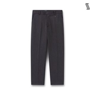 Quần âu cạp chun thông minh nam SSSTUTTER quần tây công sở ít nhăn kẻ chìm ống đứng kèm khoen CHRIS TROUSERS