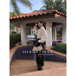 Áo sơ mi hoa cổ bèo CZ 13251