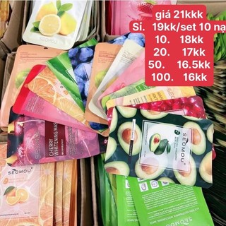 Set 10 mặt nạ dưỡng ẩm nội địa