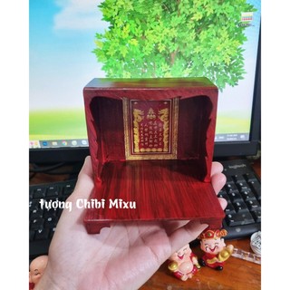 (Nhiều size) Bàn Thờ Thần Tài Thổ Địa mini - khách đọc kỹ kích thước trong phần mô tả