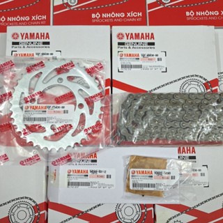 Bộ Nhông xích, Nhông sên dĩa 3 món cho xe số yamaha hàng chính hãng Exciter 135/150, Sirius, Si fi, Jupiter, Ju fi