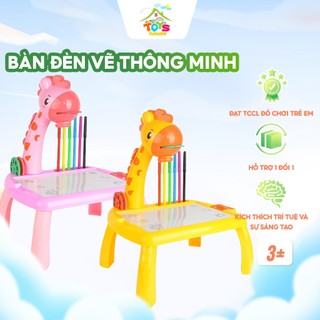 Bàn vẽ thông minh TOYSHOP hình hươu cao cổ có đèn chiếu sáng nuôi dưỡng trí tưởng tượng cho bé