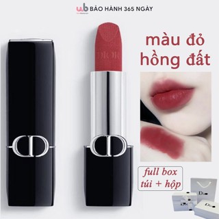  Son thỏi lì Dior 720 Velvet Icone màu đỏ hồng đất quyến rũ,Nắp nam châm,Chất son mịn lì mềm mại,Tặng kèm quà xịn sò. 