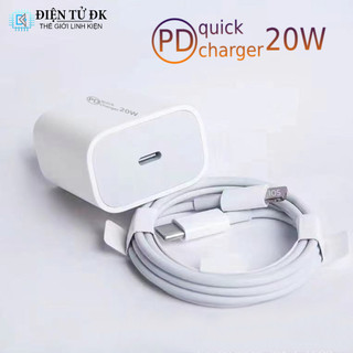 Bộ sạc nhanh pd 20w cho ip 11/12/13/14 promax type c