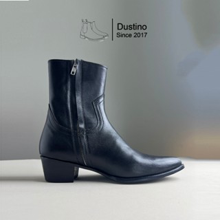 [ Tặng Straps ] Lukas Boots da bò, Santiago Đế Gỗ Heel 5cm