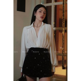 Set áo sơ mi cv kim sa 𝐁𝐀𝐆𝐄𝐎