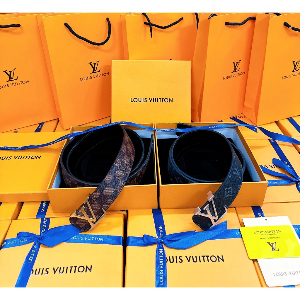 Dây thắt lưng nam da bò cao cấp fullbox siêu cấp sẵn Hoả tốc Vinkyshoptk_Hcm