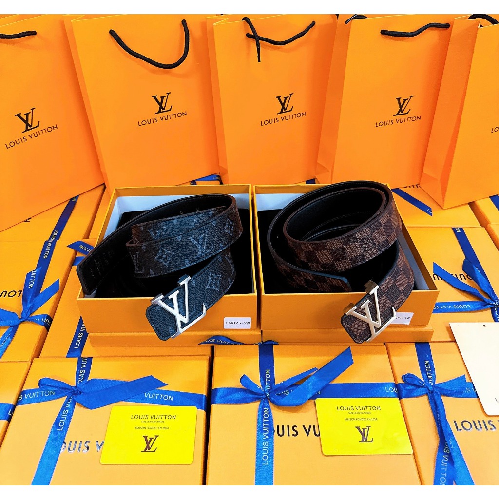 Dây thắt lưng nam da bò cao cấp fullbox siêu cấp sẵn Hoả tốc Vinkyshoptk_Hcm