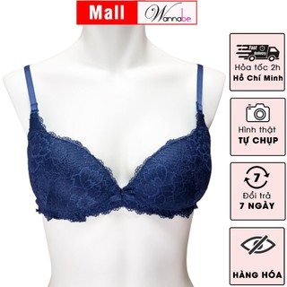 Áo ngực WANNABE ANR19 áo chíp ren mút mỏng không gọng nâng bằng lưới thoải mái suốt cả ngày
