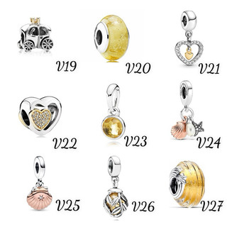 Hạt charm pandora trang trí vòng tay bạc s925