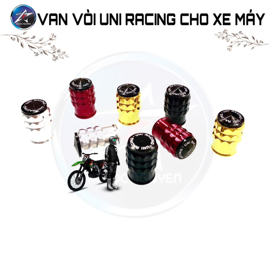 NẮP VAN VÒI UNI RACING CHO XE MÁY