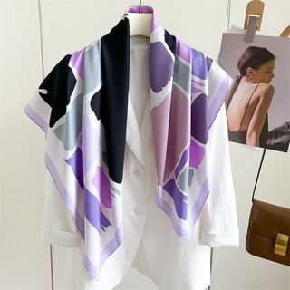 Khăn lụa vuông 90x90cm, khăn trùm đầu, khăn quấn áo thời thượng