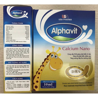 Alphavit Bổ sung calcium trẻ em