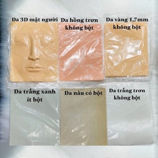 Da giả tập phun xăm mày, môi, mí, đi sợi, điêu khắc 14.5 x 19.5 cm