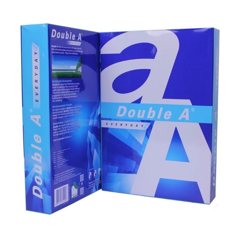 Một thùng giấy A4 Double A 80gsm dày 500 tờ, nhập khẩu Thái Lan