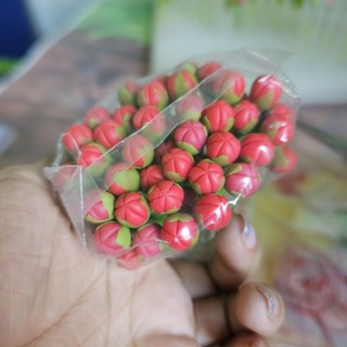 Nụ đào - nụ làm hoa vải voan ( gói 25 cái)