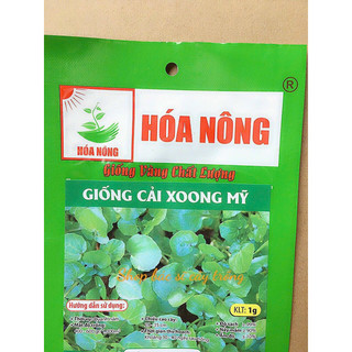 1 gram hạt giống xà lách xoong dễ trồng
