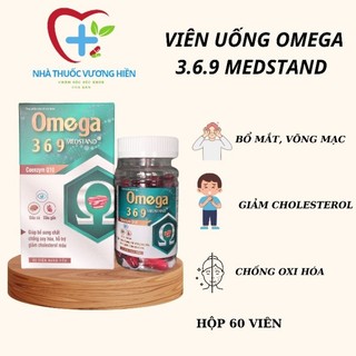Viên uống dầu cá omega 3.6.9 medstand, hộp 60 viên