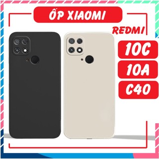 Ốp lưng xiaomi poco c40 / redmi 10a / redmi 10c mềm dẻo,hạn chế bám bụi,vân tay chất nhựa tpu