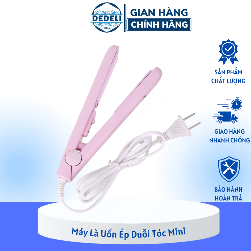 Máy Là Uốn Ép Duỗi Tóc Mini Bỏ Túi