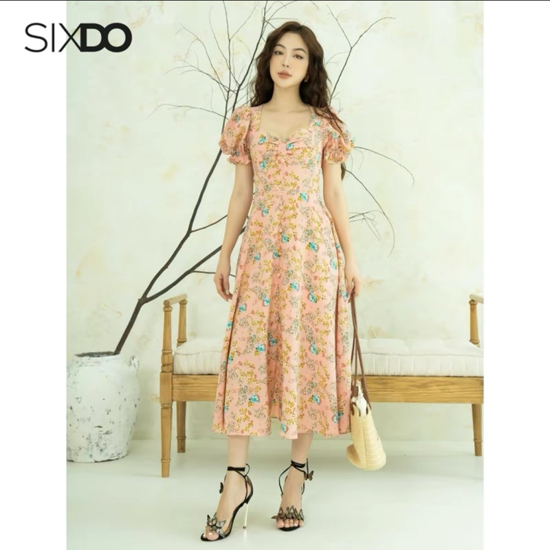 Thanh lý váy hoa sixdo size S