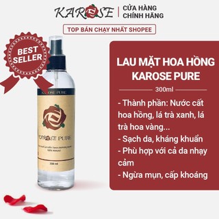 (DATE MỚI NHẤT, 300ml) Nước lau mặt KAROSE