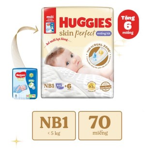 MIẾNG LÓT SƠ SINH HUGGIES DRY NEWBON 1  64 MIẾNG