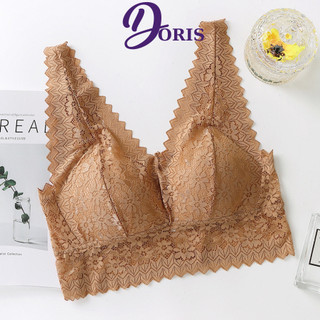 Áo Ngực Không Gọng Phối Ren Quyến Rũ Thời Trang DORIS 3723