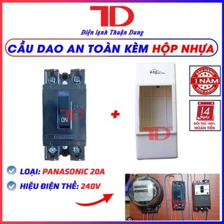 Cầu dao an toàn 20A PANSONG Và Panasonic, CB tự động, Aptomat, Át 20A - Điện Lạnh Thuận Dung