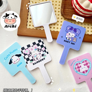 Gương trang điểm cầm tay thiết kế đơn giản cute anime