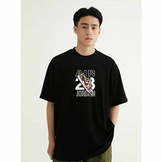 Áo thun tay lỡ nam nữ unisex AIR23