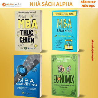 Lẻ/combo sách: mba thực chiến + mba marketing + economix + mba bằng hình