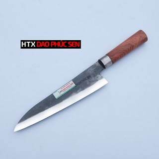 Dao PhiLe HTX Dao Phúc Sen DN20H Thái Thịt Lọc Cá Đa Năng Nhíp Xe Cán Gỗ Hương Dài 22 cm