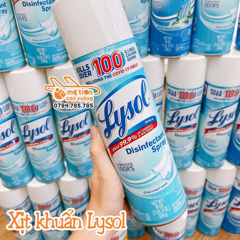 [ SALE SỐC] Xịt khuẩn Lysol 538g